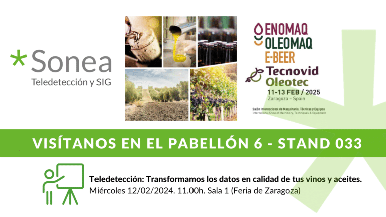 Lee más sobre el artículo SONEA MUESTRA SU EXPERIENCIA DEL USO DE LA TELEDETECCIÓN EN BODEGAS COMO SOMMOS O ENATE PARA REALIZAR VENDIMIAS SELECTIVAS Y OTROS TRABAJOS DE AGRICULTURA DE PRECISIÓN.