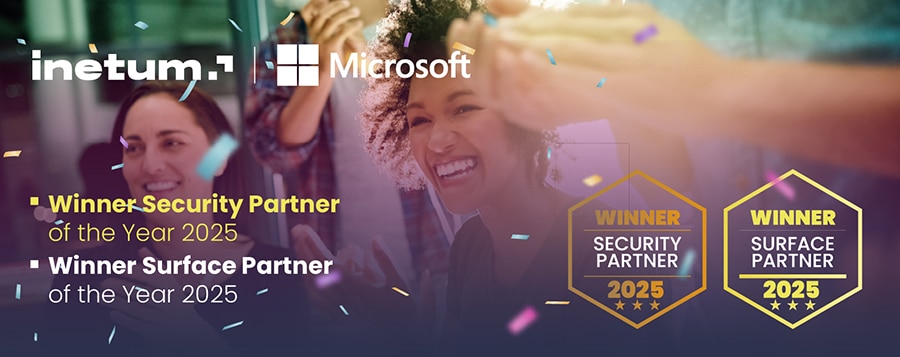 En este momento estás viendo DOBLE RECONOCIMIENTO PARA INETUM ESPAÑA EN LOS MICROSOFT PARTNER OF THE YEAR AWARDS 2025