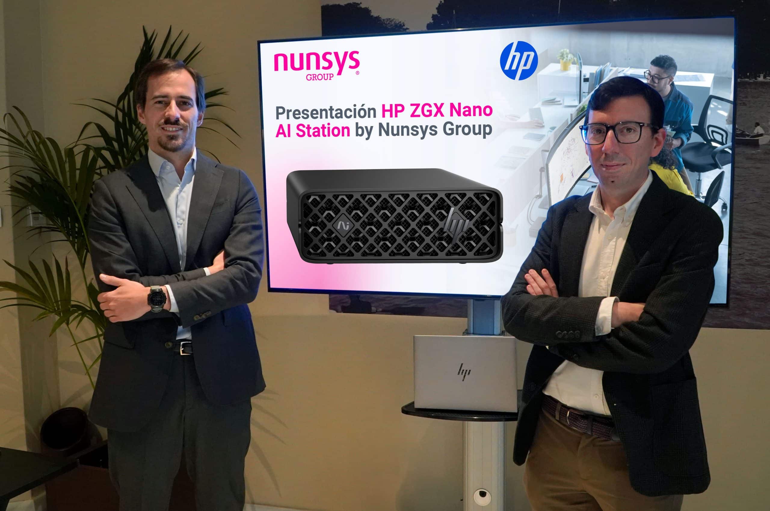 En este momento estás viendo HP Y NUNSYS GROUP PRESENTAN EN PRIMICIA EN ESPAÑA LA NUEVA ESTACIÓN DE IA HP ZGX NANO